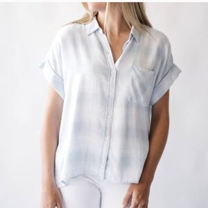 Rails Whitney Melange Plaid Button Down